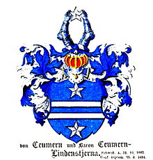 Wappen der Ceumern und Ceumern-Lindenstjerna