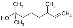 Strukturformel von 2,6-Dimethyloct-7-en-2-ol