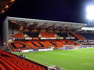 Der East Stand des Tannadice Park