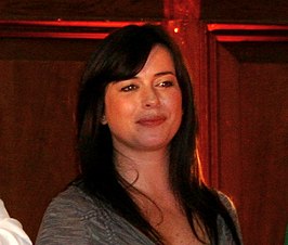 Eve Myles in 2008 tijdens “de Rift”, een bijeenkomst van Torchwood-fans.