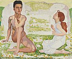 Ferdinand Hodler: Der Frühling (Fassung IV) Privatsammlung