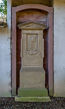 Foto des Grabsteins auf dem Alten Friedhof in Freiburg