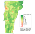 Image 3Population density of Vermont (from Vermont)