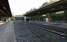 Bahnsteige des Bahnhofs im Jahr 2007