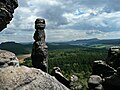 Aussicht an der Barbarine mit Blick in Richtung Südosten