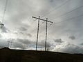 Portalmast für 380 kV bei Erdeborn