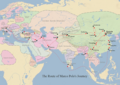 Image 49Map of Marco Polo's travels (from History of Asia)