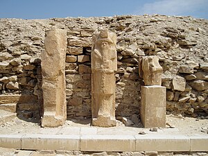 Unvollendete Statuen, Pyramidenkomplex des Djoser