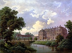 Schloss Schlobitten um 1860, Sammlung Alexander Duncker