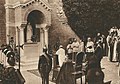 Image 9Pope Pius XI decree and conferment of Saint Therese of France to be Patroness of the gardens, flanked by Cardinal Louis Billot. The Leonine walls, 17 May 1927. (from Gardens of Vatican City)