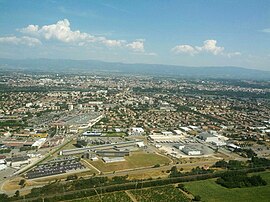 View of the city of Valence