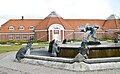 Vejen, troll fountain.