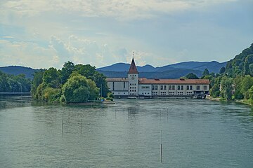 Kraftwerk Aarau mit Unterwasserkanal