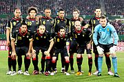 Die belgische Nationalmannschaft am 25. März 2011.