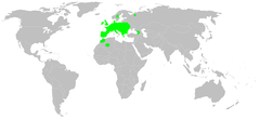 Mapa występowania