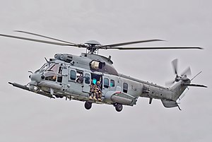Fransız Hava Kuvvetleri'ne ait bir EC725R2 Caracal helikopteri