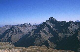 Glockturmkamm mit Glockturm von der Nauderer Hennesiglspitze