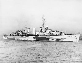 HMS Abdiel in maart 1943