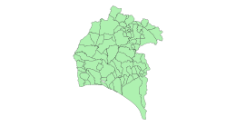 Provincia di Huelva – Mappa