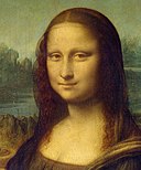 Detail of the Mona Lisa