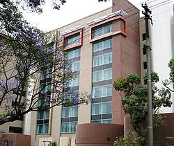 A hotel in Rosebank, Johannesburg