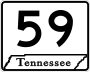 State Route 59 marker