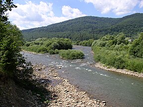 Sommer 2006, Opir (rechter Nebenfluss des Stryj)