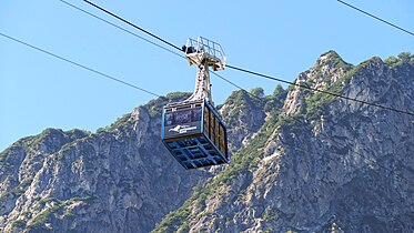 Eine der zwei neuen Carvatech-Gondeln