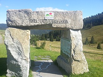 Das „Tor zum Wehratal“ knapp unterhalb der Passhöhe