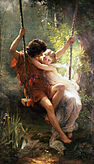 Le printemps („Der Frühling“, 1873), von Pierre Auguste Cot.