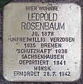 Stolperstein Rosenbaum Leopold