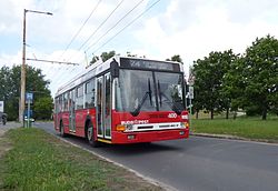 Ikarus 411T a Szőnyi úton