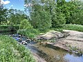 Anschlussstelle des Beckens an den Wapelbach