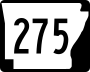 Highway 275 marker