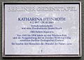 Berlin-Tiergarten, Berliner Gedenktafel für Katharina Heinroth