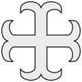 Horgonyvégű kereszt (horgonyszárvégű kereszt, fr: croix ancrée, en: cross cercelée, cross sarcelly, cross recercelée, de: Ankerkreuz) erősebben visszahajló végekkel