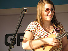 Danielle Performing at the Denver Post Underground Music Showcase 2010.