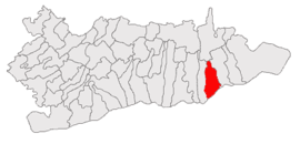 Location in Călărași County