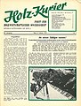 Holzkurier Cover 1974