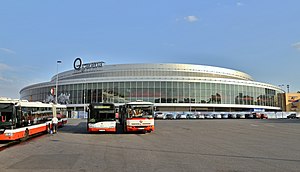 Die O2 Arena (Juli 2018)