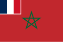 Fas Fransız Protektorası bayrağı (1912–1956)