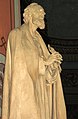 Holzstatue des Hl. Petrus von 1907, in der Pfarrkirche St. Ulrich in Gröden