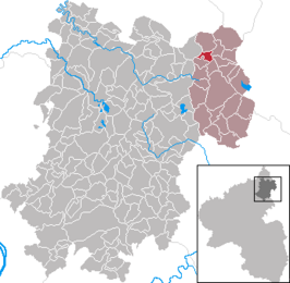 Kaart van Salzburg (Westerwald)