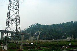 Duninggang Tunnel (都宁港隧道) of Guangzhu Railway