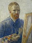 Ressam Olarak Otoportre, Aralık 1887 - Şubat 1888, Van Gogh Müzesi, Amsterdam (F522)