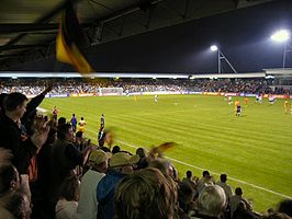 SV Wilhelmshaven in actie in het Jadestadion