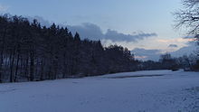 Landschaft am Auerbach bei Auerbach