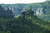 Winterstein von Osten, links die Pechofenhörner, rechts im Hintergrund die Gleitmannshörner