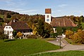 Pfarrhaus und Kirche