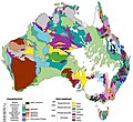 Image 6Basic geological regions of Australia (by age) (from Australia)